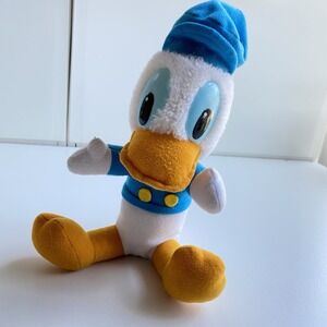 Vintage Disney Donald Duck Plush Mickeys Christmas Carol Stuffed Animal Toy 9"‎